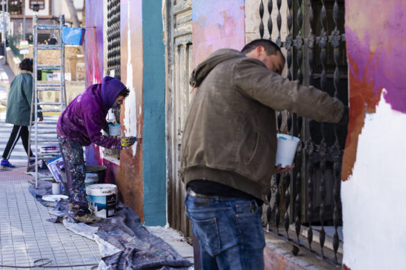 Artenbitrir 2022. Pintura. Manuel R. Sala (@olovideo)