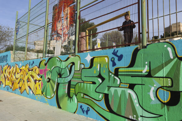 Artenbitrir 2022. Pintura. Manuel R. Sala (@olovideo)