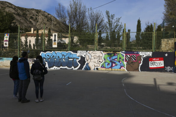 Artenbitrir 2022. Pintura. Manuel R. Sala (@olovideo)