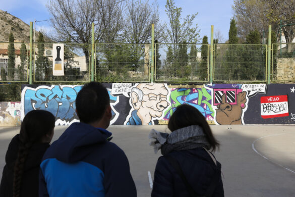 Artenbitrir 2022. Pintura. Manuel R. Sala (@olovideo)