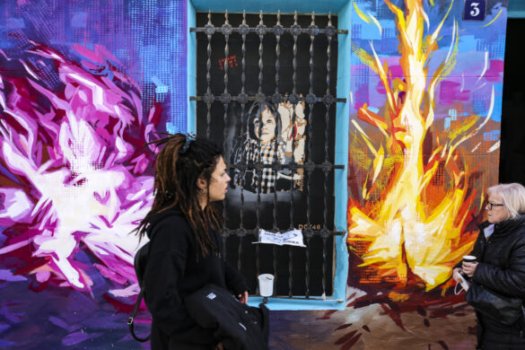 Artenbitrir 2022. Pintura. Manuel R. Sala (@olovideo)