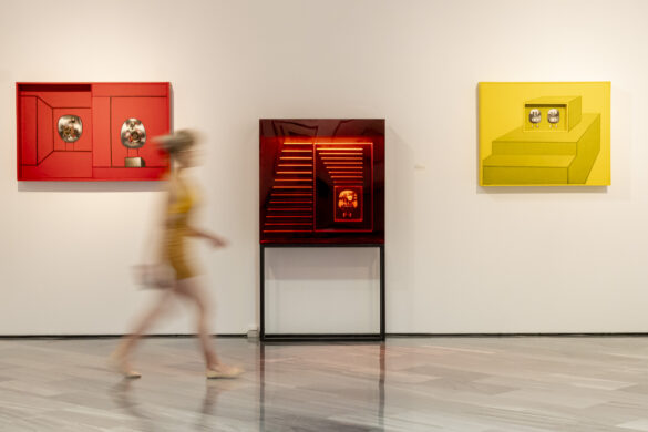 El IVAM Alcoi presenta la exposición Juana Francés La directora del Institut Valencià d’Art Modern (IVAM), Nuria Enguita, el alcalde del Ayuntamiento de Alcoi, Antonio Francés Pérez, y la comisaria de la exposición, María Jesús Folch, presentan la muestra Juana Francés. Fotografías Miguel Lorenzo